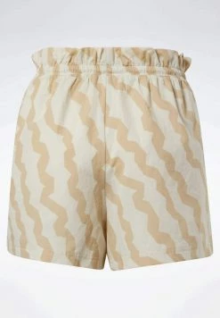 Reebok Classic Femme CLASSICS SUMMER WAVES Short Beige -Reebok Classic Soldes Magasin fece9ead3fa94beba83b3fb52fbcc71f