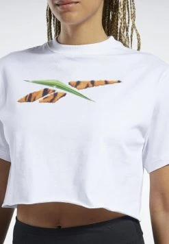 Reebok Classic Femme T Shirt Imprimé White -Reebok Classic Soldes Magasin 048d75cf5a5d426ca70ab461e7309a57