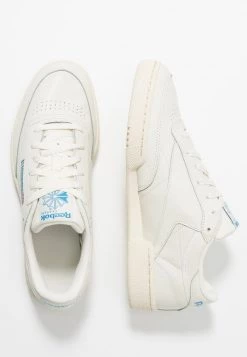 Reebok Classic Unisex CLUB C 85 Baskets Basses Chalk/paperwhite/cyan -Reebok Classic Soldes Magasin 05fa8b2d4a534a9abf55771b1f0d1db7
