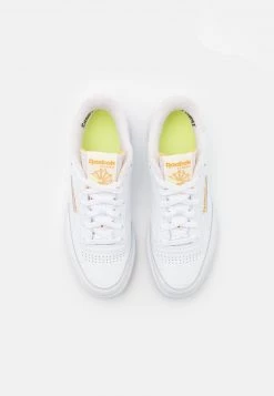 Reebok Classic CLUB C 85 UNISEX Baskets Basses White/pale Yellow/bright Ochre 6 Reebok Classic CLUB C 85 UNISEX Baskets Basses White/pale Yellow/bright Ochre -Reebok Classic Soldes Magasin 0a6aced68e584d7abfe410224d70956d