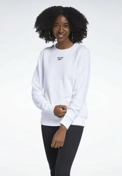Reebok Classic CLASSIC SMALL LOGO CASUAL Sweatshirt White Femme
