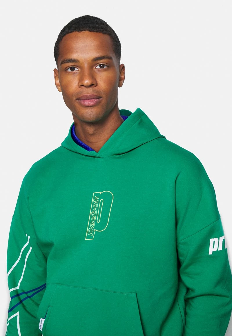 Reebok Classic REEBOK X PRINCE COLLAB HOODIE UNISEX Sweat à Capuche Court Green 4 Reebok Classic REEBOK X PRINCE COLLAB HOODIE UNISEX Sweat à Capuche Court Green – Image 4