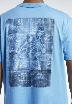 Reebok Classic IVERSON T Shirt Imprimé Blue Homme -Reebok Classic Soldes Magasin 19177ffc08e0423b96096ee8a2e08ccb