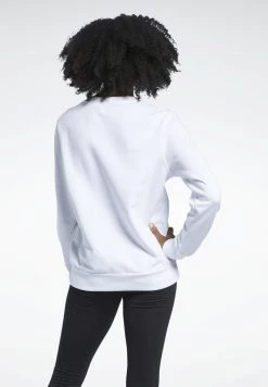 Reebok Classic CLASSIC SMALL LOGO CASUAL Sweatshirt White Femme -Reebok Classic Soldes Magasin 1e674e744871491e8b759518ca282156