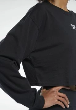 Reebok Classic T Shirt à Manches Longues Black Femme -Reebok Classic Soldes Magasin 227bbb03ff584846b0f9235410626e94