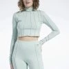 Reebok Classic LONG SLEEVE T Shirt à Manches Longues Green Femme