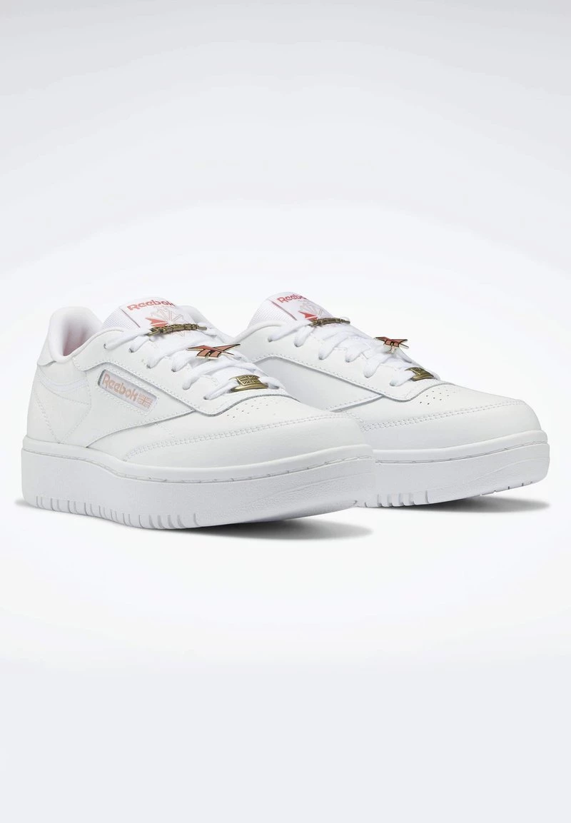 Reebok Classic CLUB C DOUBLE Baskets Basses White Enfant 3 Reebok Classic CLUB C DOUBLE Baskets Basses White Enfant – Image 3