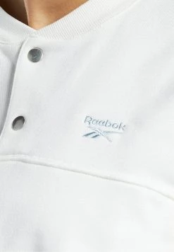 REEBOK CLASSICS FRENCH TERRY COVER UP Sweatshirt White Femme -Reebok Classic Soldes Magasin 32d6bdc223434158986e75cf40e44e63