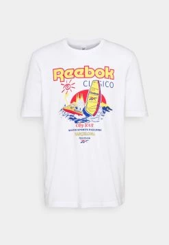 Reebok Classic Homme SOUVENIR TEE T Shirt Imprimé White -Reebok Classic Soldes Magasin 43cce03d57624d998e038f3200629b61