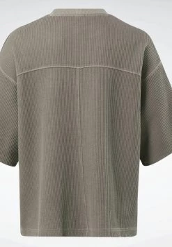 Reebok Classic NATURAL DYE WAFFLE T Shirt Basique Grey Femme -Reebok Classic Soldes Magasin 545a01ca68344267bdc33f60eabd0983