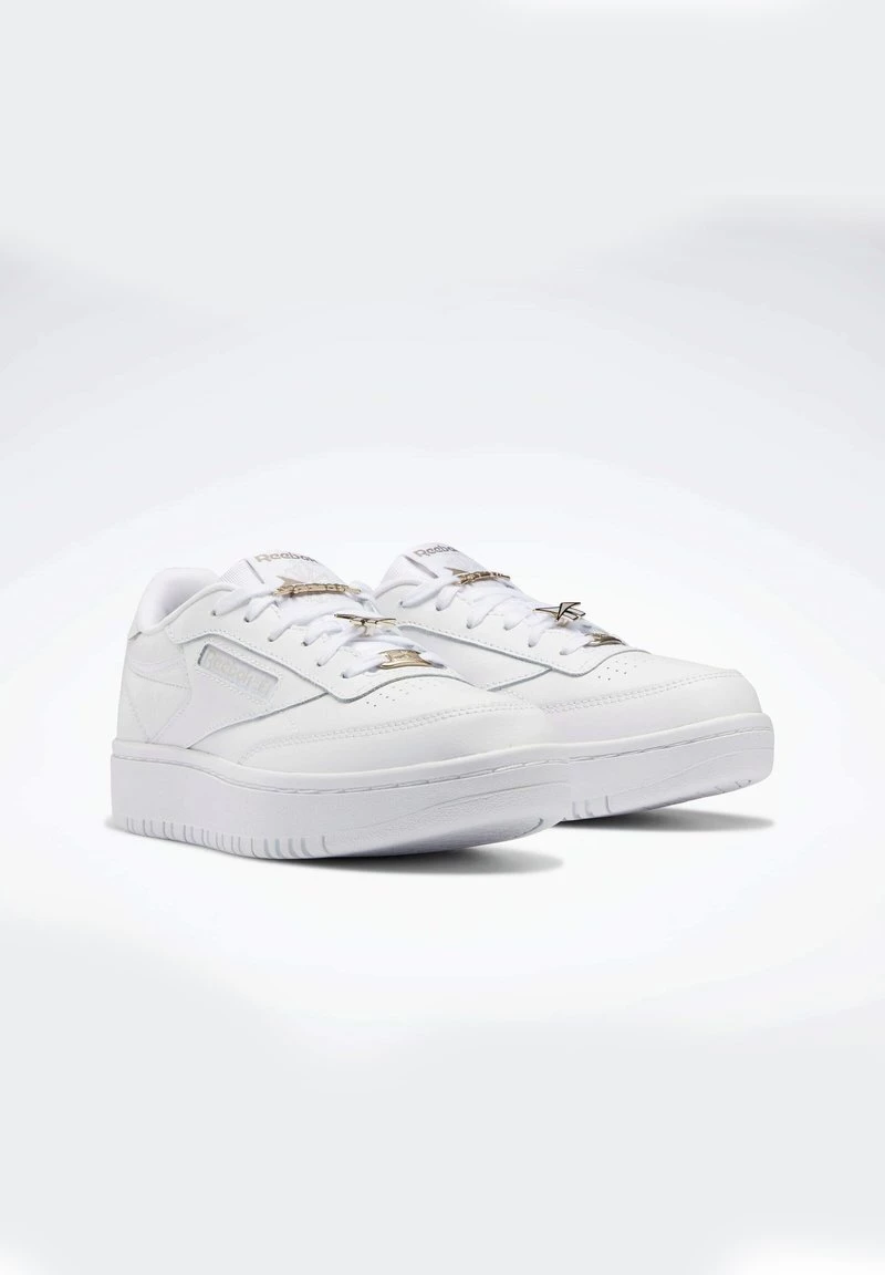 Reebok Classic Enfant CLUB C DOUBLE Baskets Basses White 2 Reebok Classic Enfant CLUB C DOUBLE Baskets Basses White – Image 2