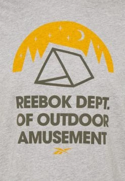 Reebok Classic Homme CAMPING GRAPHIC T Shirt à Manches Longues Medium Grey Heather -Reebok Classic Soldes Magasin 64e55ba0896f4f959edcc81bf48ebf75