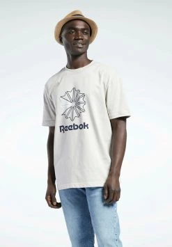 Reebok Classic T Shirt Imprimé Grey Unisex