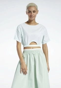 Reebok Classic T Shirt Basique Green Femme