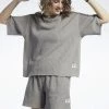 Reebok Classic NATURAL DYE WAFFLE T Shirt Basique Grey Femme