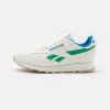 Reebok Classic CL LTHR GROW Baskets Basses Chalk/court Green/horizon Blue Unisex