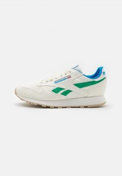 Reebok Classic CL LTHR GROW Baskets Basses Chalk/court Green/horizon Blue Unisex