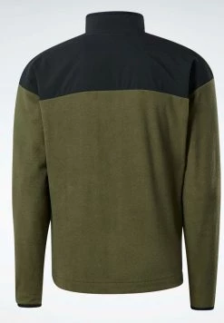 Reebok Classic VECTOR Veste Polaire Green Homme -Reebok Classic Soldes Magasin 9e3f672498ab4ba393f1db8f435c63bb