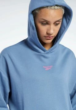 Reebok Classic Sweat à Capuche Blue Femme -Reebok Classic Soldes Magasin a54da445f83f49acb8c9e6567bf6e7c7