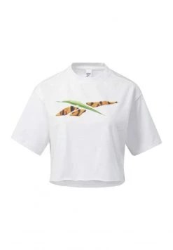 Reebok Classic Femme T Shirt Imprimé White -Reebok Classic Soldes Magasin a605867d569a4be3a75440accefef291