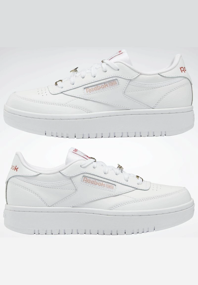 Reebok Classic CLUB C DOUBLE Baskets Basses White Enfant 4 Reebok Classic CLUB C DOUBLE Baskets Basses White Enfant – Image 4