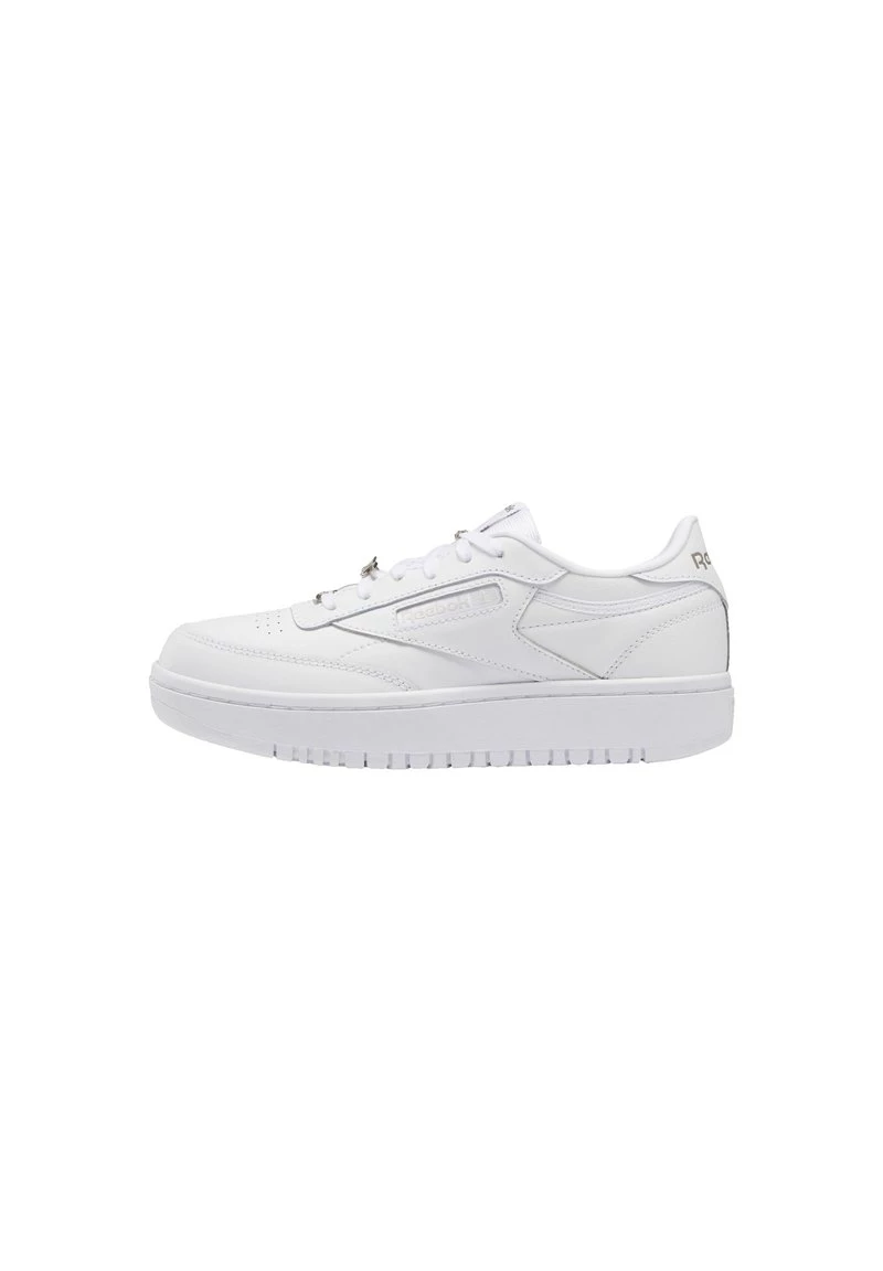 Reebok Classic Enfant CLUB C DOUBLE Baskets Basses White 1 Reebok Classic Enfant CLUB C DOUBLE Baskets Basses White