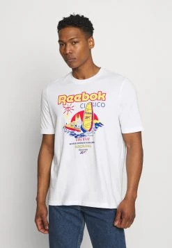 Reebok Classic Homme SOUVENIR TEE T Shirt Imprimé White