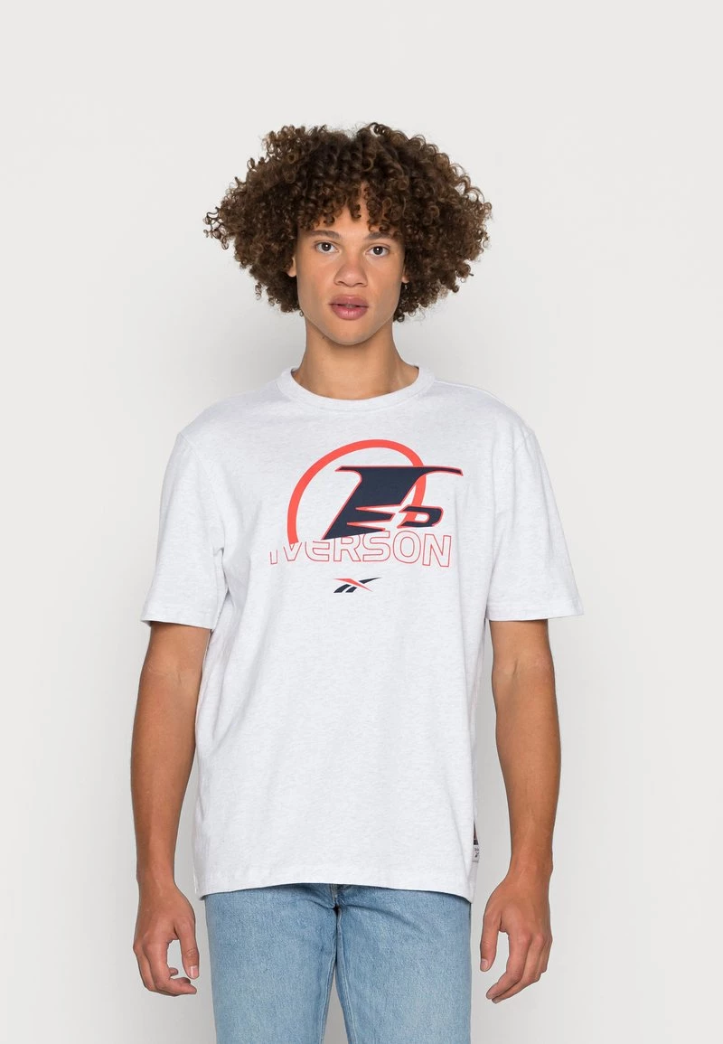 Reebok Classic Homme IVERSON T Shirt Imprimé White Melange 1 Reebok Classic Homme IVERSON T Shirt Imprimé White Melange