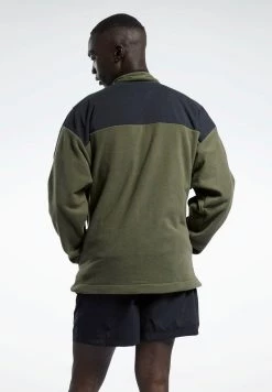 Reebok Classic VECTOR Veste Polaire Green Homme -Reebok Classic Soldes Magasin c426aee8bff1474c90cc428223c85e2d