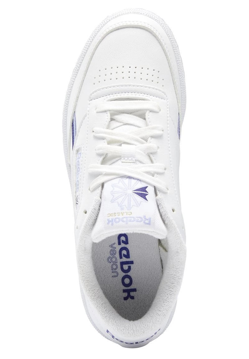 Reebok Classic Femme CLUB C 85 VEGAN Baskets Basses Ftwr White/lilac Glow/bold Purple 12 Reebok Classic Femme CLUB C 85 VEGAN Baskets Basses Ftwr White/lilac Glow/bold Purple – Image 12