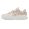 Reebok Classic CLUB C DOUBLE GEO Baskets Basses Soft Ecru/soft Ecru/chalk Femme