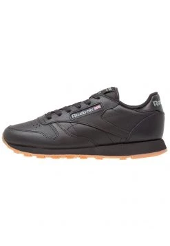 Reebok Classic CLASSIC LEATHER CUSHIONING MIDSOLE SHOES Baskets Basses Black Femme