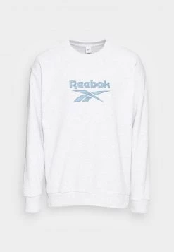 Reebok Classic VECTOR CREW Sweatshirt White Melange/essential Blue Homme -Reebok Classic Soldes Magasin e4446c385985453db71dd6c3dd6407ec