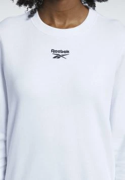 Reebok Classic CLASSIC SMALL LOGO CASUAL Sweatshirt White Femme -Reebok Classic Soldes Magasin f447b8bfced74d3e90b5d06aedafaa13